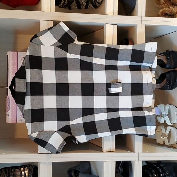Black & White checkered blouse - Picture 5 of 5